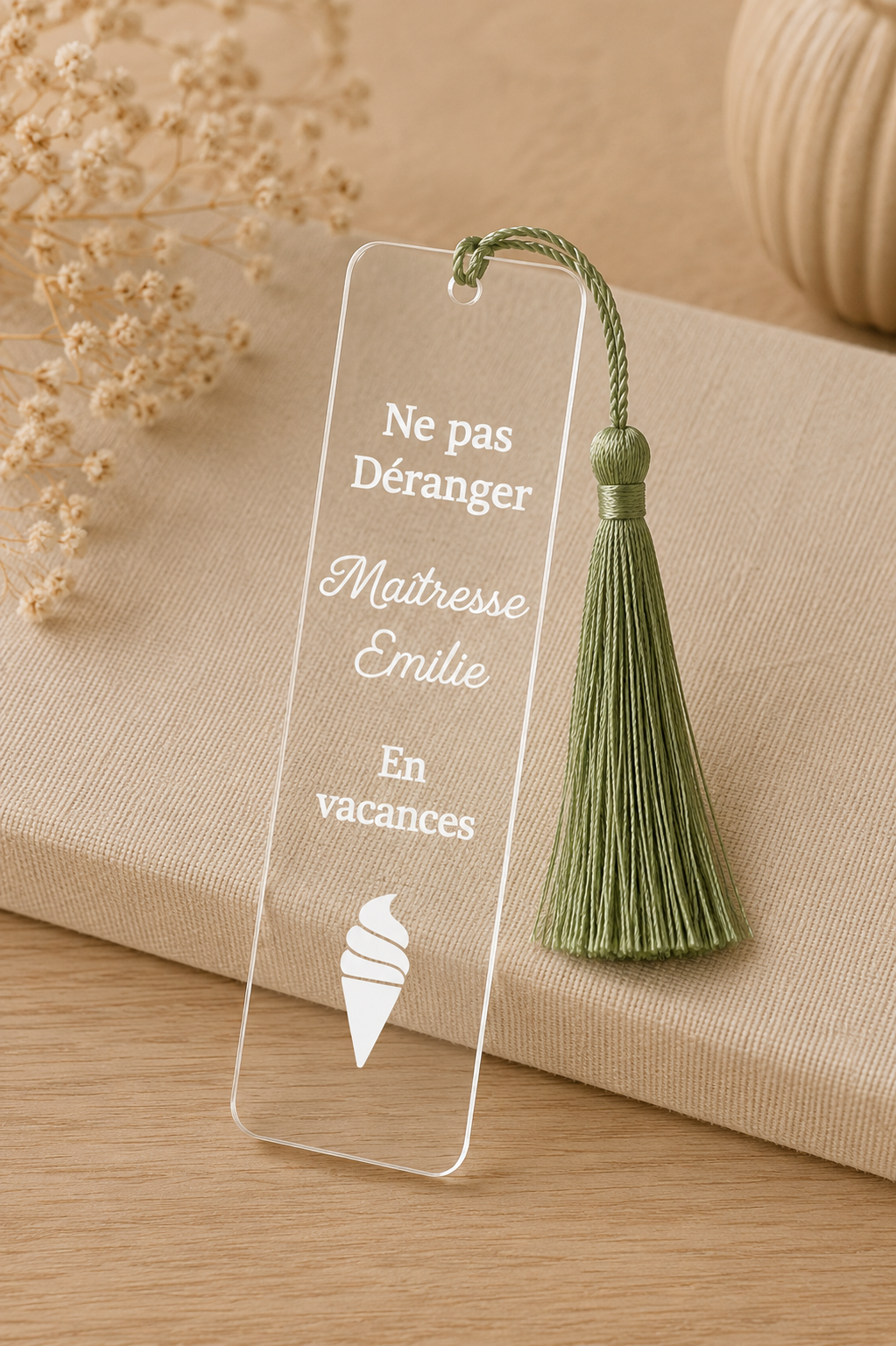 Marque page - fin d’année scolaire