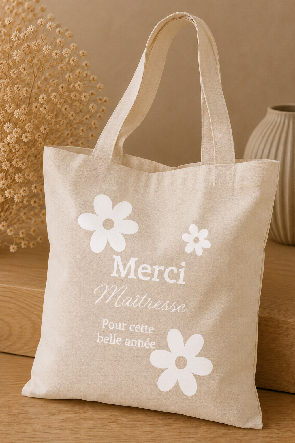 Tote bag personnalisé fin d'année scolaire